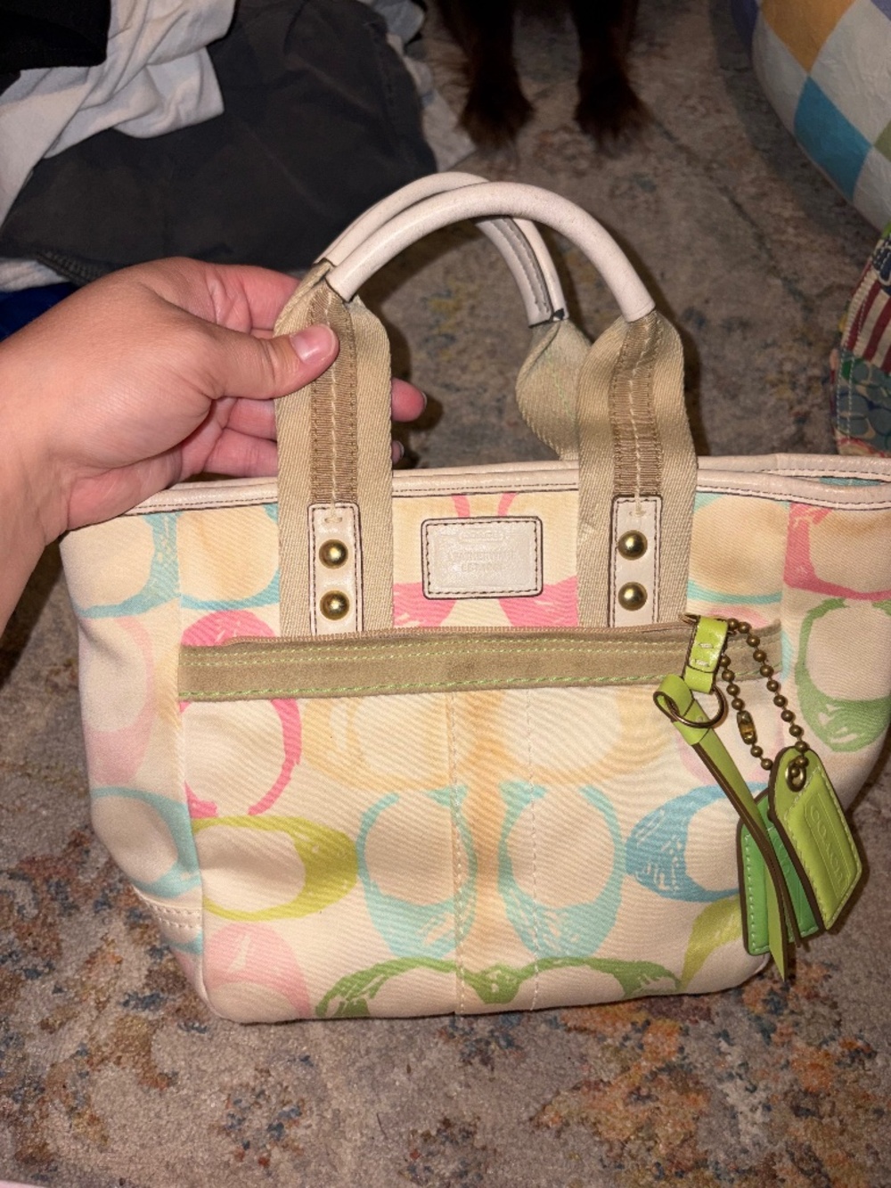 Small vintage coach bag